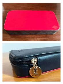 YSL 化妆包收纳包，便携式黑色，13 * 8 * 3 厘米 - 黑色 - 查看 6