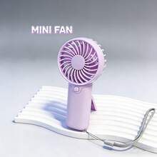 1个迷你手持风扇，带腕带，1档风速设置，需使用AAA电池（不包含在内） - 顏色 - 查看 8