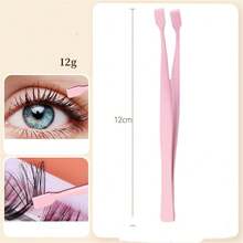 Stainless Steel Eyelash Tweezers, High Precision Eyelash Grabbing, Eyelash Extension Tool, Suitable For Beginners And Professionals, Beauty Makeup Tool - Multicolor - View 10