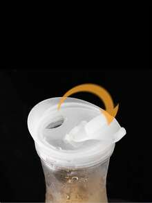 1pc PET Plastic Bottle, Beverage Cup, Pitcher, Cold Drink Jar, Juice Pot, Tea Flower Pot - Clear - View 6