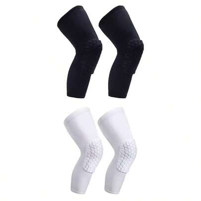 1/2pcs Compression Knee Pads Leg Sleeves, Protective Gear For Basketball, Soccer, Volleyball, Cycling