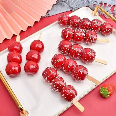 100 piezas/50 piezas/20 piezas Pinchos de bambú, aptos para barbacoas al aire libre, picnics, postres, hamburguesas, decoración de cócteles, fiestas, cocina, reuniones al aire libre, barbacoas, suministros educativos