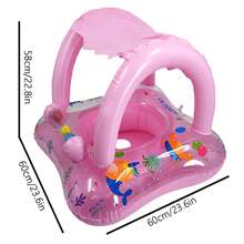 Anillo de asiento de dosel cuadrado - campana rosa