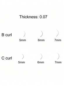 12 Lines C Curl Bottom Lash 0.07 0.1 Thickness Silk Eyelash Extension 5mm 6mm 7mm Short Mink Lashes Under Lashes Extensions Makeup Lower EyeLashes - C - View 5