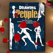 1pc Sketch Practice Notebook, Simple And Easy-To-Use Sketch Instruction, Detailed Tutorial For Human Body Sketching, Beginner-Friendly, Easy Practice, Quickly Develop Sketching Fundamentals (Pen Not Included) - Single Piece - View 1