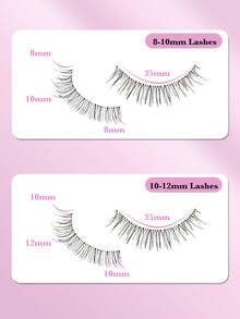 5对热销自然长款3D水貂毛假睫毛，柔软短款仿睫毛，手工制作假睫毛，化妆工具，睫毛嫁接 - 查看 5