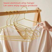 40pcs Gold Metal Hangers, Metal Coat Hangers, Adult Hangers, Affordable Metal Hangers - Multicolor - View 8