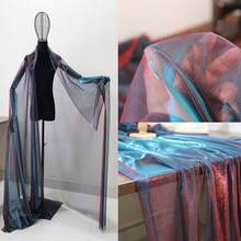 1 片亮面镂空网布，柔软网纱，适合手工 DIY 缝纫，透明面料，长度分别为 19.6/39.4/118/197 英寸，宽度为 59 英寸。 - 黑色網布 - 查看 6