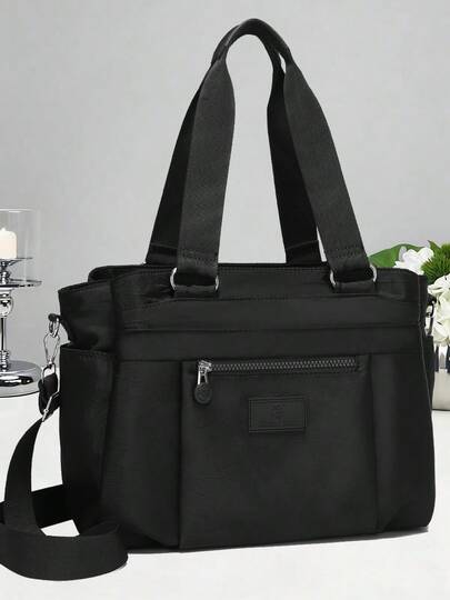 DIOSA LUNA Bolso de hombro/Crossbody/bandorela/mano para mujer, bolso de mano, bolso de lona para commuter de gran capacidad y múltiples bolsillos, bolso de hombro tipo tote casual y ligero, bolso bandolera para estudiantes y portátiles, mochila minimalista deportiva con múltiples compartimentos y bolsillos, mochila escolar, portátil, plegable, de gran capacidad, para adolescentes, estudiantes universitarias, escuela secundaria, escuela intermedia, exteriores, viajes, salidas, trabajo, negocios, viajes al trabajo, días festivos, mochila de libro universitario