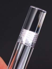 Round Fully Transparent Lip Gloss Tube Eyeliner Tube, Mascara Tube, Cosmetic Packaging Full Capacity 7.8ml Filling Volume 5.5ml Reusable Lip Gloss Tube, Lipstick Tube - Multicolor - View 6