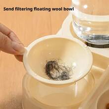 Automatic Cat Feeder And Waterer All-In-One Pet Food Water Dispenser Large Capacity Food Storage Dispenser Pet Supplies - Xám - Xem 4
