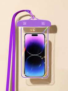 IPX8 Waterproof Phone Pouch With Lanyard, Universal Underwater Dry Bag For Beach & Pool - Multicolor - View 7