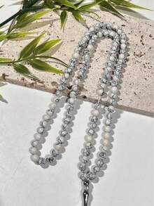 1串99颗绿松石珠斋月祈祷念珠手链，适合斋月祈祷 - 彩色 - 查看 4