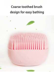 硅胶狗狗洗澡刷，兼具清洁按摩功能，适用于宠物洗澡 - 查看 5