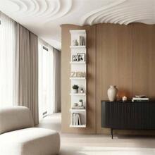 Tier Wall Shelf Unit Lack Shelf, Versatile Floating Shelves Wall, Bedroom Book Shelf, Vanity Display Shelves, Tall Decorative Shelving Unit, Long Shelves Storage White - 7 Tier Wall Shelf -white - View 9