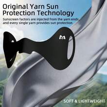 mohuan Women's Ice Silk Breathable UV Protection Face Mask With Ear Loops, New Summer Outdoor Golf Cycling Anti-UV Butterfly Pattern Riding Travel Sun Shield - Multicolor - View 9