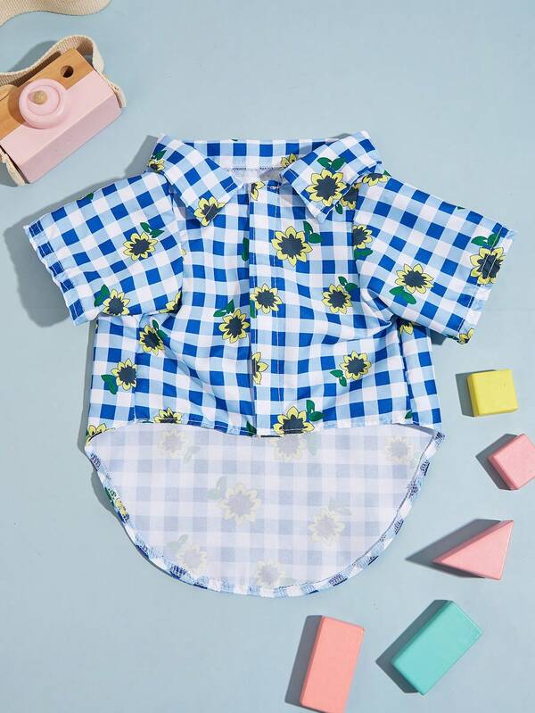 1pc Non-Stretch Polyester Fitted British Style Cat/Dog Shirt, Suitable For Small To Medium Pets, Especially Not Suitable For Large Dogs (Product Runs Small, Recommend Ordering 1-2 Sizes Up)