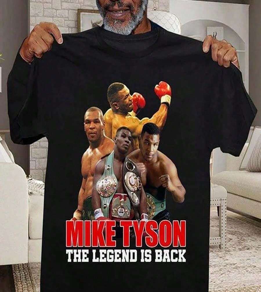 Vintage Mike Tyson Shirt, Mike Tyson Tshirt, Mike Tyson T-Shirt, Boxing Graphic - 樣式1 - 查看 1