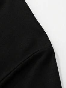 GRDR Men's Solid Color Short Sleeve Zipper Design Casual Versatile T-Shirt - Black - View 11