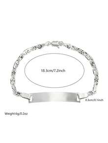 1 chiếc vòng tay sequin kim loại trơn cổ điển, thời trang cao cấp, phù hợp để phụ nữ đeo hàng ngày và là món quà tuyệt vời cho bạn bè tại đám cưới - Vàng 14k - Xem 7