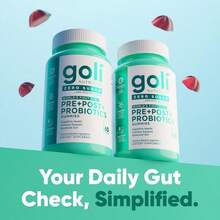 Goli Zero Sugar Best Seller Trio - World's First 3-In-1 Pre, Post, Probiotic, Apple Cider Vinegar With Vitamin B12 And Probiotics To Address Bloating, Ashwagandha & L-Theanine, Vitamin D Gummies. Gluten-Free, Vegan, Non-GMO & Gelatin-Free - 666g - Xem 6