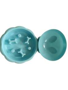 1/2件套猫狗慢食碗，防噎、防溢，适用于小型/中型幼犬和幼猫，宠物食品和水碗 - 300ml - 查看 17