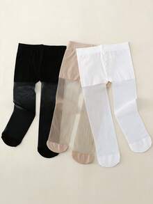 3pcs Ultra-Thin Stirrup Dance Tights, Stretchy Leggings Suitable For Girls - Multicolor - View 11