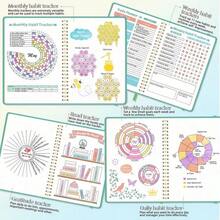 36pcs Bullet Journal Templates - Pre-Designed Layout With Date Field And Bullet Point System, Suitable For DIY Bullet Journal Notebook, Planner Stickers, Helps Organize Bullet Journals - Sets - View 6
