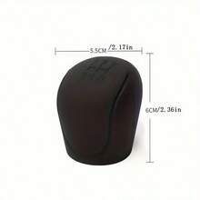 1pc Car Silicone Gear Shift Knob Cover, Anti-Slip Handle Protector, 6-Speed Manual Car Interior Accessory - 1 Piece Silicone Gear Shift Cover - View 6