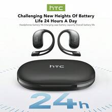 HTC NE57 AI 翻译耳机是一款智能开放式耳机，采用 BTV6.0 技术、高清电池显示、清晰音质和有效降噪功能，使其适用于运动、游戏和办公等场景。 - 查看 3