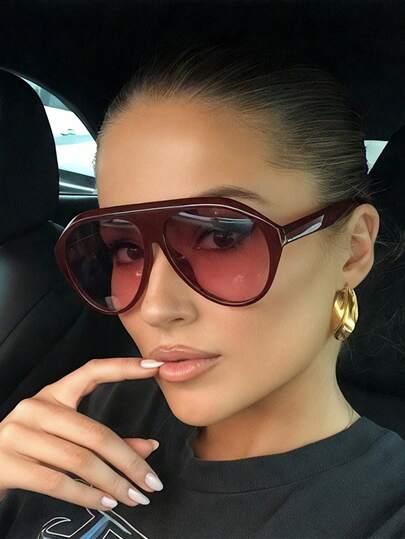 2026 New Toad-Shaped Fashion Fashion Glasses, Sporty Cycling Personalized European And American UV Protection For Women