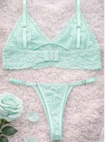 Women Sexy Lingerie Sets - 薄荷綠 - 查看 4