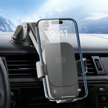 REMAX 1 pieza Soporte universal ajustable para teléfono de coche - Montaje con ventosa para salpicadero/parabrisas apto para todos los teléfonos inteligentes - XK156 - Ver 1