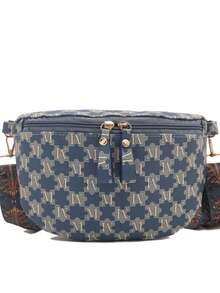 大容量日常通勤百搭女士时尚精致斜挎包 2026 新款 - 藍色 - 查看 13