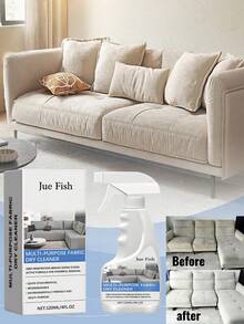 JUE FISH 布艺沙发清洁剂 - 通用家用沙发布艺清洁剂，有效溶解并去除顽固污渍，令布艺沙发焕然一新。深入渗透纺织纤维，快速分解顽固污渍，使用简便。 - 液體 - 查看 3