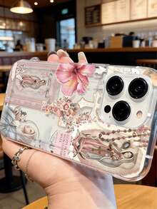 Religious 1pc Personalized Cross & Virgin Mary Graphic Aesthetic Pattern Transparent TPU Shock-Absorbing Anti-Fingerprint Phone Case, Compatible With IPhone 16 Pro/16 Plus, 15/15 Pro Max/15 Pro, 11/12/13/14 Pro Max, 11 Pro/11 Pro Max, 12 Pro/12 Pro Max, 13 Pro/13 Pro Max, 14 Pro/14 Pro Max, Creative Soft Case With Premium Feel Compatible With Samsung Phones - Multicolor - View 5