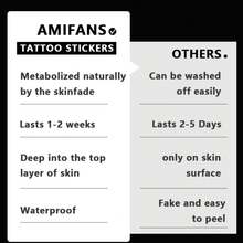 AMIFANS Temporary Tattoo Splatter Crown Cross, Semi Permanent Tattoo,Lasting 1-2 Weeks Tattoo, Long Lasting Tattoo, Juice Tattoo, Realistic Tattoo, Romantic Tattoo, Fake Tattoo, Waterproof, Authentic Tattoo Look, Niche Design Tattoo, Fruit Tattoo, Plant-Based Tattoo - Black - View 6