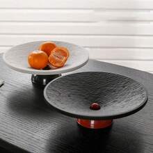 Đĩa đựng trái cây chân cao, khay ăn nhẹ sang trọng, khay thoát nước, đĩa đựng trái cây khô. - Nhiều màu - Xem 7