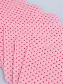 1000片/400片/200片装凝胶指甲油卸除湿巾，指甲清洁布，卸妆棉，美甲工具批发，适用于美甲延长 - 粉色 - 查看 11