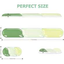 Euuztu Gel Keyboard Wrist Rest, Ergonomic Wrist Rest Computer Keyboard And Mouse, Soft Mouse Wrist Support And Keyboard Pad Typing Pain Relief, Suitable Office, Home, Computer, Gaming - Green - Xem 10
