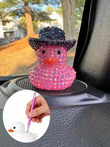 DIY Diamond Tools, Hat, Duck, Car Phone Holder, Decorations, Multicolor Handicrafts, Glue Pens, Handmade Decorations - Sets - View 11