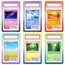 6x Gradient Graded Card Slab Protective Sleeve For 35Pt -P-S-A, Hard Bumper Guard For Sports Star Basketball Football Baseball Rating Cards, Decorative Display Frame, Perfect Fit, Multicolor Choose, New Material, Trading Card Slab Holder - A - 查看 6