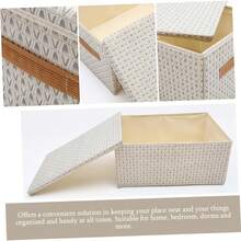 Caja Organizadora Para Ropa y Sábanas Almacenamiento De Resistente Para Dormitorios y Salas Diseño Práctico y Versátil Para Casa y Dormitorios Estudiantiles - 1 - Ver 3