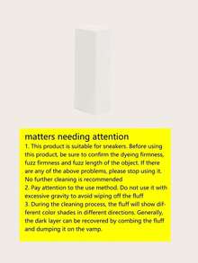 1PC Multi-Purpose Suede Shoe & Fabric Cleaner - Non-Electric, Stain-Removing Eraser For Sneakers, Clothes, Glass & Furniture - Gentle On Delicate Surfaces - A - View 2