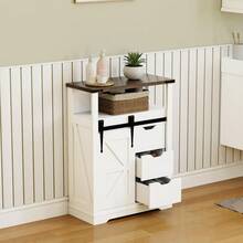 Cabinets - 흰색과 갈색 - 보기 3