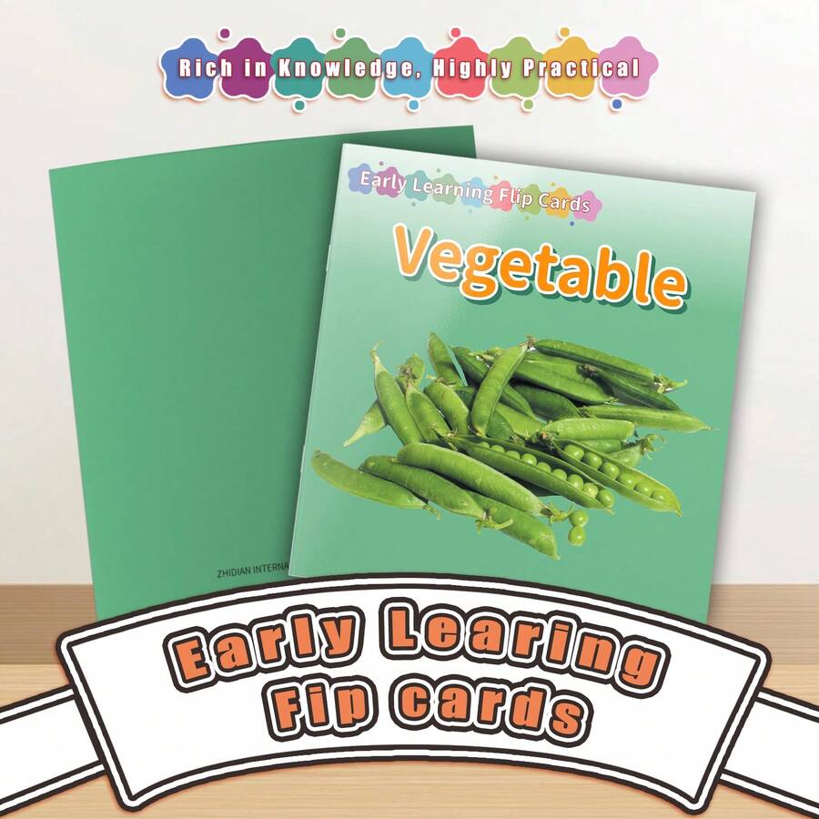 Vegetables Recognition Big Cards | Healthy Food Awareness | HD Illustrations | Holiday Interaction Pick - Large Card Book - View 1