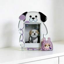 1个亚克力狗狗造型相框，可记录季节照片，高品质照片展示和收藏，适合作为狗狗、生日、2026新年和情人节礼物 - A - 查看 3