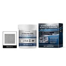 JAYSUING ¡Cuidado integral de metales! Pulidor y limpiador de acero inoxidable, elimina rápidamente los arañazos y abrillanta, herramienta de renovación no abrasiva para fregaderos y utensilios de cocina - De Estado sólido - Ver 10