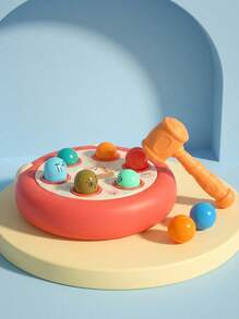 Christmas Decoration 1pc Hammer Hitting Mole Toy Fun Game Interactive Early Education Toy, Suitable For Boys And Girls Above 1 Year Old, Birthday Gift School, Student,Stationery,School Supplies - Royal Blue Whack-a-mole - View 4