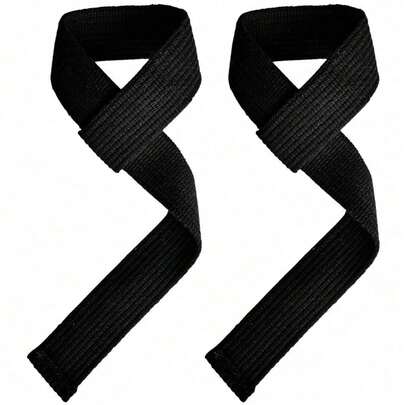 Par Tala Straps Profissional 100% Algodão Crossfit Musculação Alta Resistência Hand Grip Treino